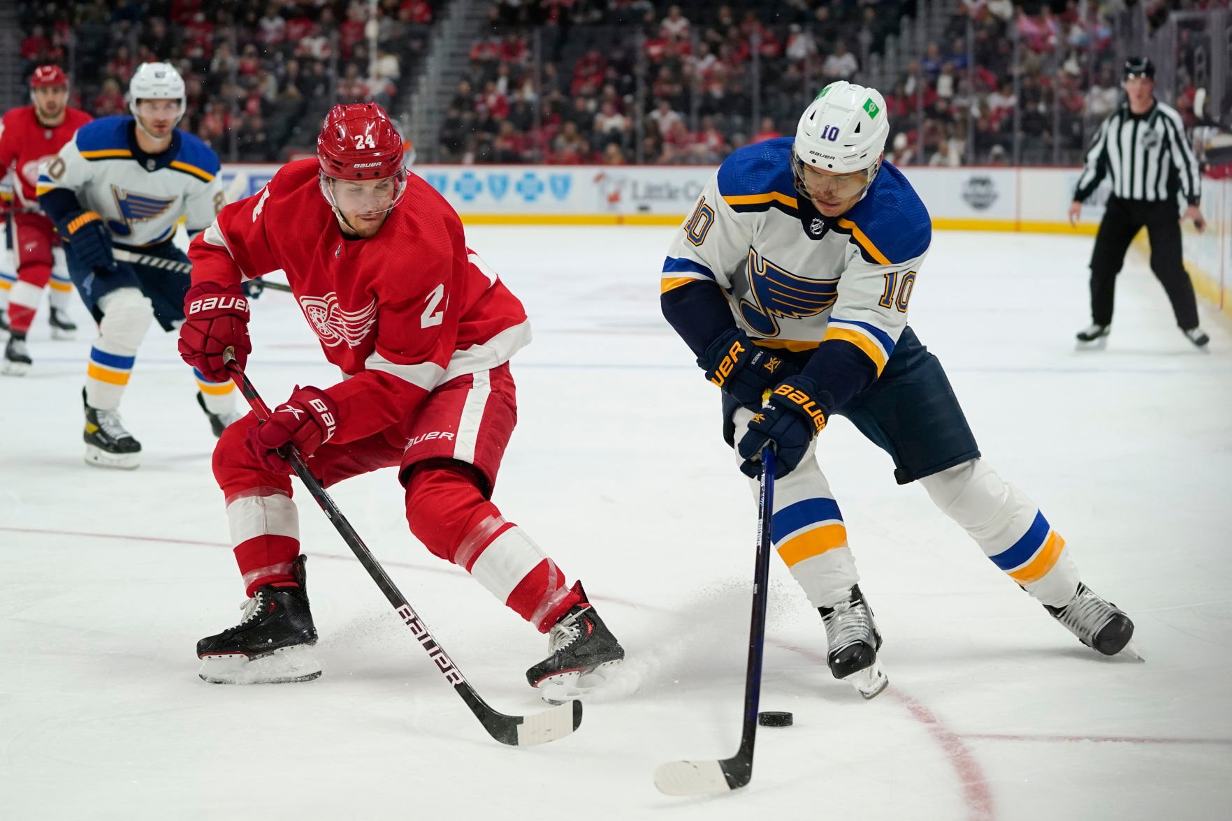 Blues Red Wings Hockey
